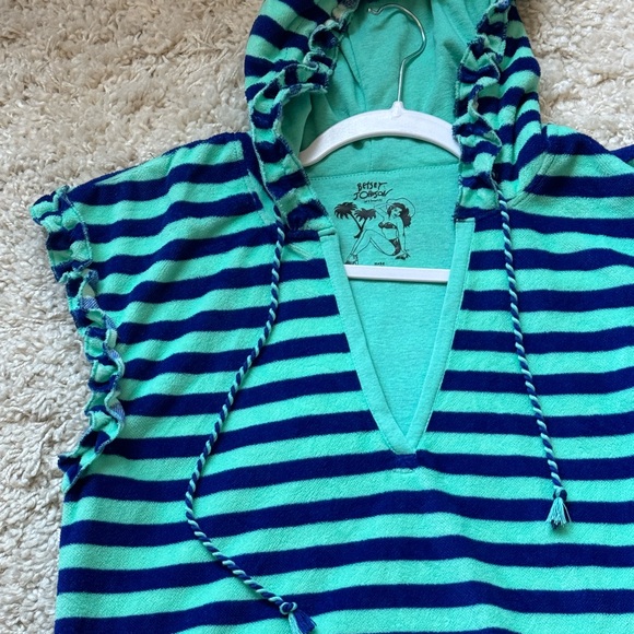 Betsy Johnson Cover-Up Striped Vintage Soft Cozy Size Medium - Picture 4 of 9